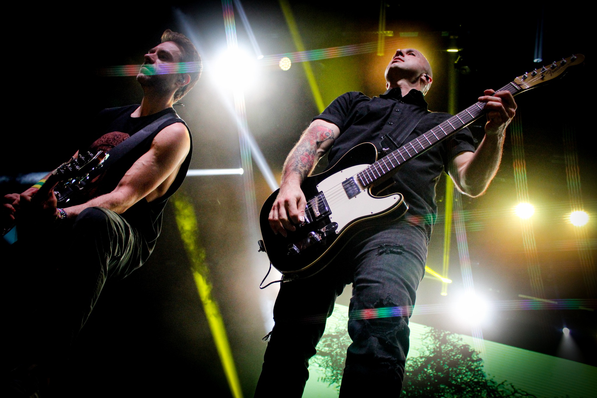 Simple Plan no Vibra SP durante o side show do I Wanna Be Tour. Crédito: Marcela Lorenzetti